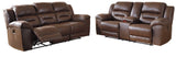 Stoneland Signature Design Contemporary Power Reclining 2-Piece Living Room Set image