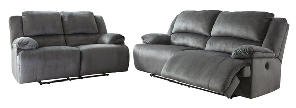 Clonmel Signature Design Contemporary Power Reclining 2-Piece Living Room Set image