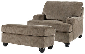 Braemar Benchcraft 2-Piece Chair & Ottoman Set image