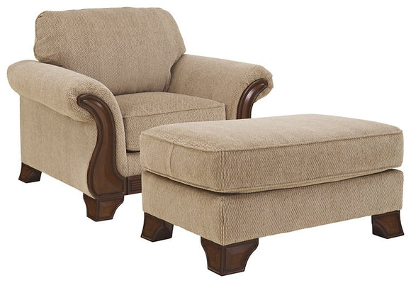 Lanett Signature Design 2-Piece Chair & Ottoman Set image