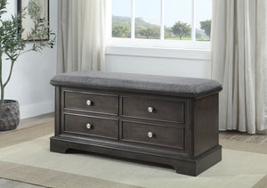 CEDAR SEAT W/CUSHION GREY image