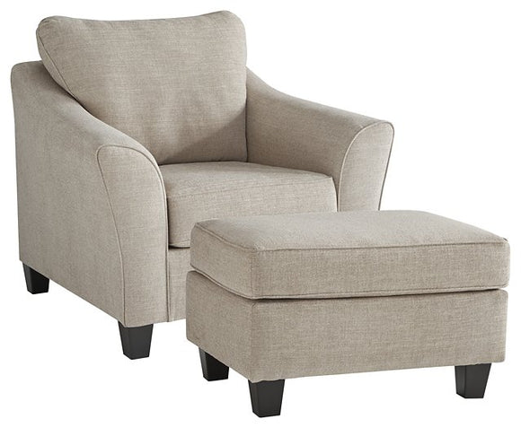 Abney Benchcraft 2-Piece Chair & Ottoman Set image