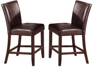 Crown Mark Ferrara Counter Height Chair in Dark Brown (Set of 2) 2723S-24 image