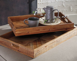 Dewitt Signature Design by Ashley Tray Set of 2 image
