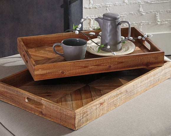 Dewitt Signature Design by Ashley Tray Set of 2 image