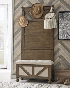 Brickwell Signature Design by Ashley Hall Tree with Storage Bench image