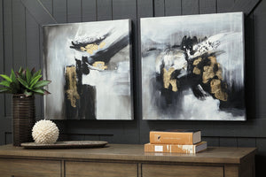 Jerrin Signature Design by Ashley Wall Art Set of 2 image