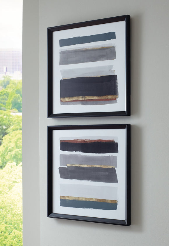 Hallwood Signature Design by Ashley Wall Art Set of 2 image