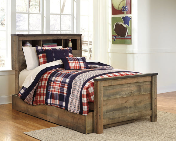 Trinell Signature Design by Ashley Bookcase Bed with Storage Drawer image