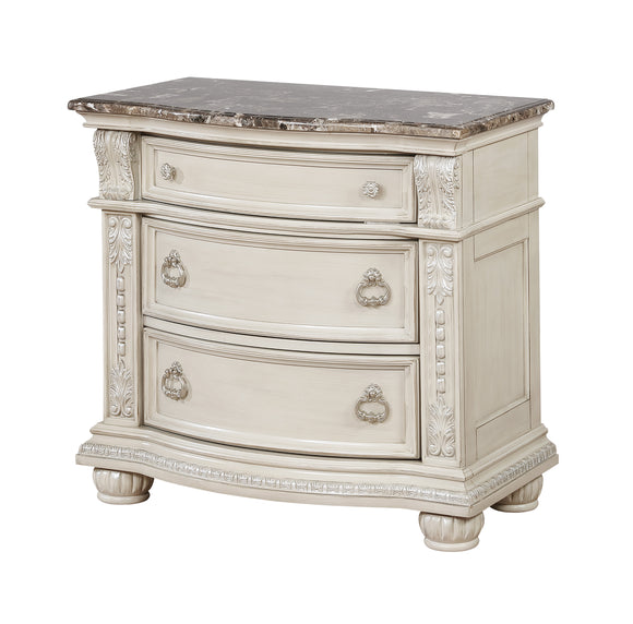 STANLEY NIGHT STAND ANTIQUE WHITE image