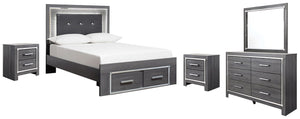 Lodanna Signature Design 7-Piece Bedroom Set with Storage Drawers image