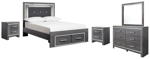 Lodanna Signature Design 7-Piece Bedroom Set with Storage Drawers image