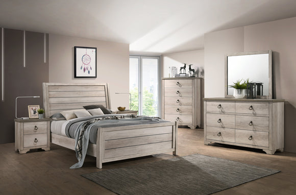 PATTERSON QUEEN SLEIGH BED HB/FB CROWN MARK image