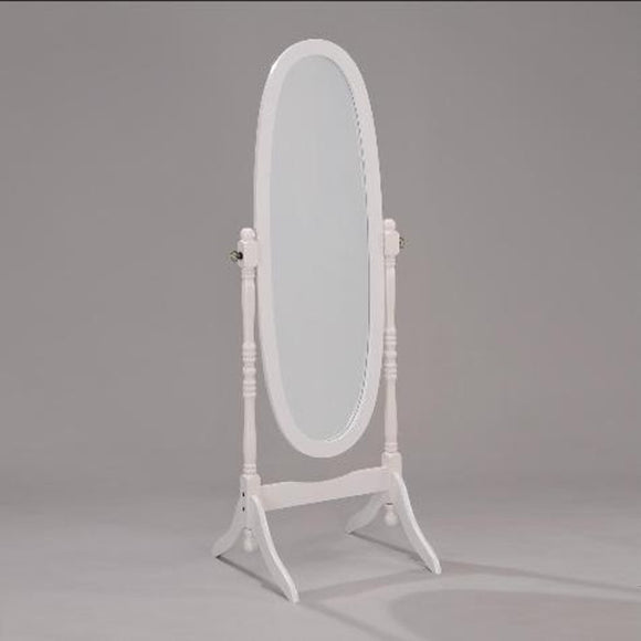 WHITE FINISH CHEVAL MIRROR image