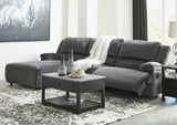 Clonmel Signature Design by Ashley 3-Piece Power Reclining Sectional with Chaise image