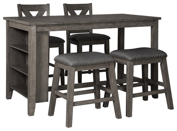 Caitbrook Signature Design Counter Height 5-Piece Dining Room Set image