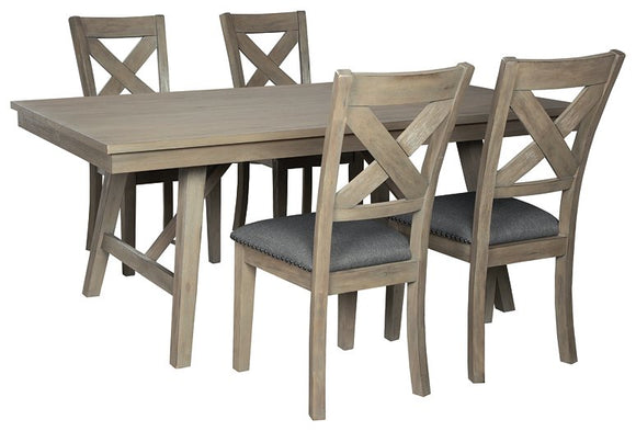 Aldwin Signature Design 5-Piece Dining Room Set image
