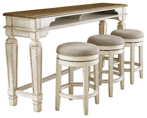 Realyn Signature Design 4-Piece Counter Height Dining Room image