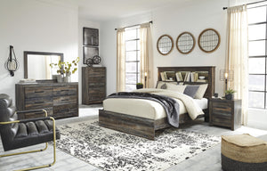Drystan Panel Bookcase Signature Design 5-Piece Bedroom Set image