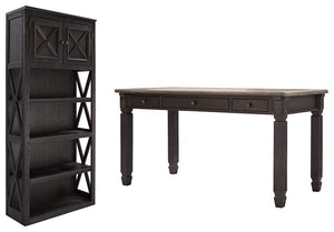 Tyler Creek Signature Design 2-Piece Home Office Set with Bookcase image