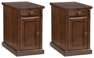 Laflorn Medium Brown Signature Design 2-Piece End Table Set image