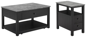 Ezmonei Signature Design 2-Piece Table Set image