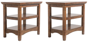 Cross Island Signature Design Chair Side 2-Piece End Table Set image