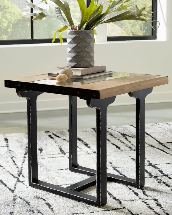 Calkosa Signature Design by Ashley Rectangular End Table image