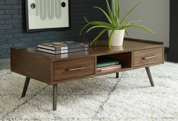 Calmoni Signature Design by Ashley Rectangular Cocktail Table image